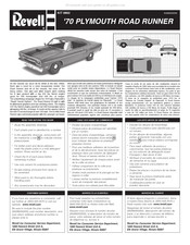 REVELL '70 PLYMOUTH ROAD RUNNER Mode D'emploi