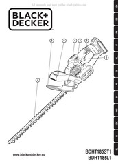 Black & Decker BDHT185L1 Mode D'emploi