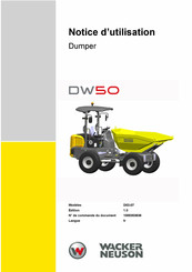 Wacker Neuson DW50 Notice D'utilisation