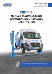 twin busch TW 250 Manuel D'installation, D'utilisation Et D'entretien