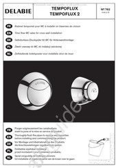 Delabie TEMPOFLUX 2 Manuel D'installation