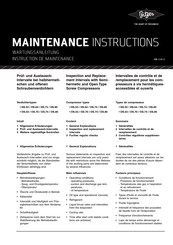 Bitzer HS.85 Serie Instructions