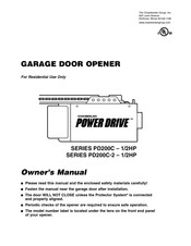 CHAMBERLAIN Power Drive PD200C Serie Manuel Du Propriétaire