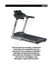 BH FITNESS G6474 Instructions De Montage Et Utilisation