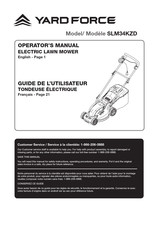 Yard force SLM34KZD Guide De L'utilisateur