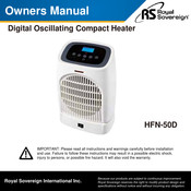 Royal Sovereign HFN-50D Guide D'utilisation