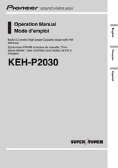 Pioneer KEH-P2030 Mode D'emploi