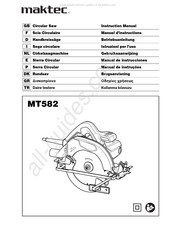 Maktec MT582 Manuel D'instructions