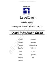 LevelOne MobilSpot WBR-3800 Guide D'installation Rapide