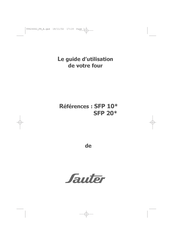 sauter SFP 10 Serie Guide D'utilisation