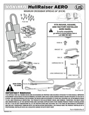 Yakima HullRaiser AERO Instructions De Montage