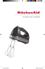 KitchenAid KHM929 Mode D'emploi