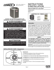 Lennox Elite EL22XPV Serie Instructions D'installation