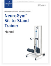 Medline NeuroGym Sit-to-Stand Trainer Manuel