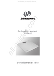 Binatone BS-8020 Manuel D'instructions