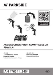 Parkside 476541 2404 Traduction Des Instructions D'origine