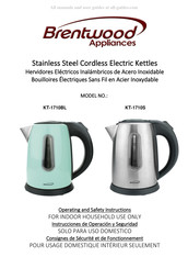 Brentwood Appliances KT-1710S Mode D'emploi