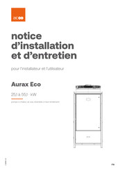 AIC AURAX ECO AE 38.1 Notice D'installation Et D'entretien Pour Le Professionnel