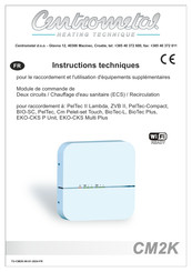 Centrometal CM2K Instructions Techniques