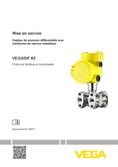 Vega DIF 85 Mise En Service
