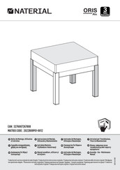 Naterial ORIS 2022R09P01-0012 Notice De Montage, Utilisation Et Entretien