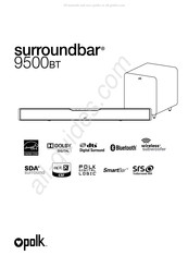 Polk surroundbar 9500BT Mode D'emploi