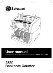 Safescan 2850 Mode D'emploi