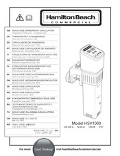 Hamilton Beach Commercial HSV1000 Manuel D'utilisation