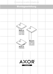 Hansgrohe AXOR Starck X 10072000 Instructions De Montage