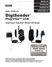 AEI Security & Communications DigiSender Plug'n'Go LCD DX2000-LCD Mode D'emploi