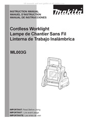 Makita ML003G Manuel D'instructions