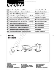 Makita 6940DW Manuel D'instructions