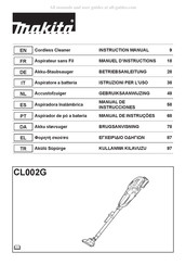 Makita CL002G Manuel D'instructions