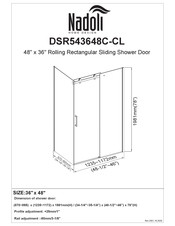 Nadoli DSR543648C-CL Manuel D'installation