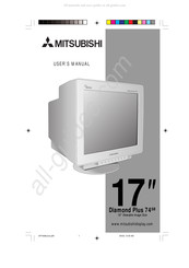 Mitsubishi Diamond Plus 74SB Mode D'emploi