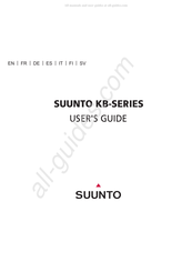 Suunto KB Série Mode D'emploi