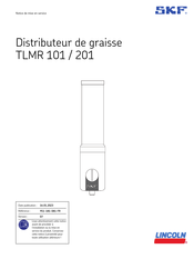 SKF TLMR 201 Notice De Mise En Service