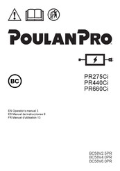 Poulan Pro BC58V2.5PR Manuel D'utilisation