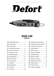 Defort DDG-150 Mode D'emploi