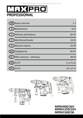 MaxPro PROFESSIONAL MPRH1250/32V Mode D'emploi