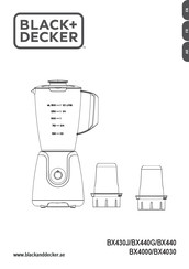 Black & Decker BX4000 Mode D'emploi