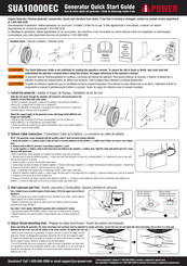 iPower SUA10000EC Guide De Démarrage Rapide
