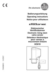 IFM Electronic efector180 IX5010 Notice Pour Utilisateurs