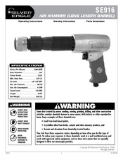 Matco Tools SILVER EAGLE SE916 Instructions D'utilisation