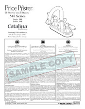 Black & Decker Price Pfister Catalina 536 Serie Mode D'emploi