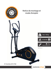 Darwin Fitness CT40 Notice De Montage Et Mode D'emploi