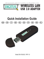 Digitus DN-7003GS Guide D'installation Rapide