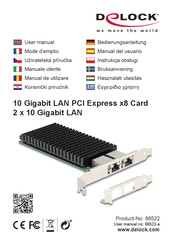 DeLOCK 88522 Mode D'emploi