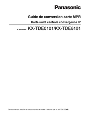 Panasonic KX-TDE0101 Guide D'utilisation