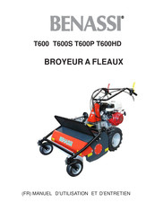 Benassi T600 Manuel D'utilisation Et D'entretien